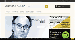 Desktop Screenshot of columnamusica.com